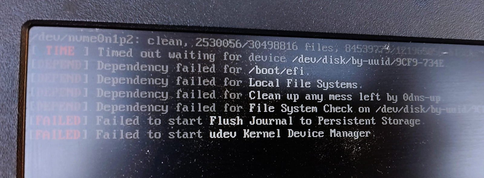VANT MOOVE crash - Buffer I/O error nvme0n1 cuelgues_vant_02